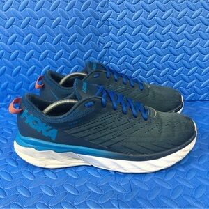 Hoka One One Arahi 4 Mens Running Shoes Blue Comfortable Sneakers Size 12.5